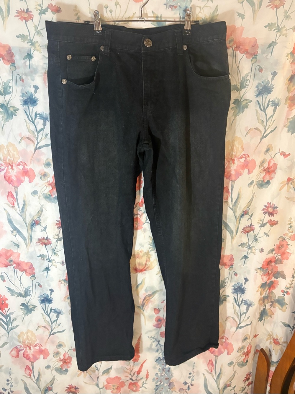 Men's Straight Jeans - Black